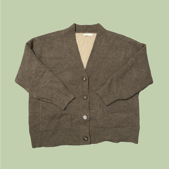 Oak + Fort oversized cardigan - Picture 1 of 5